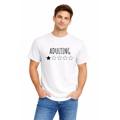 Adulting Rating - Unisex Relaxed/Cozy Tee